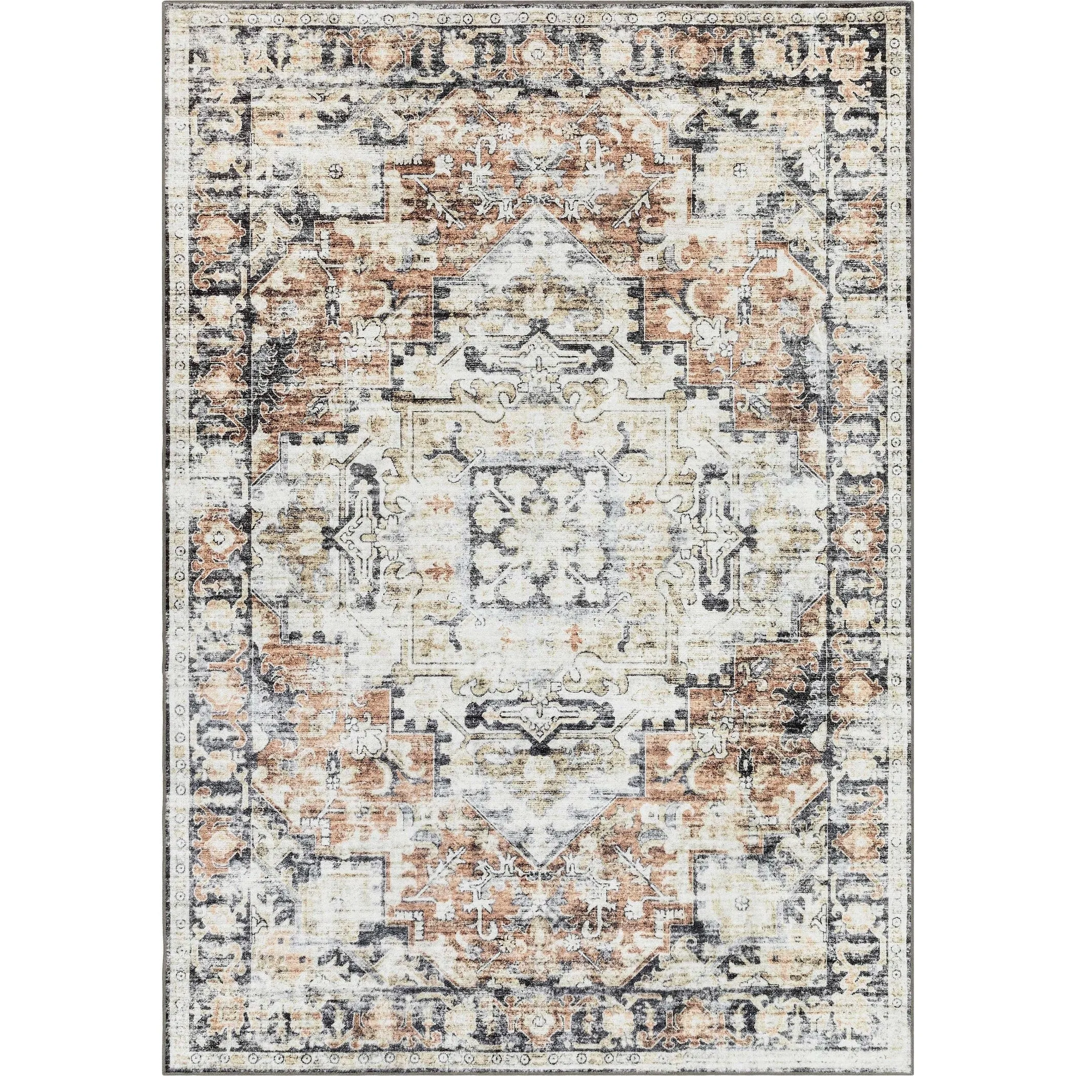 Well Woven Elle Basics Rendezvous Vintage Medallion Washable Rug