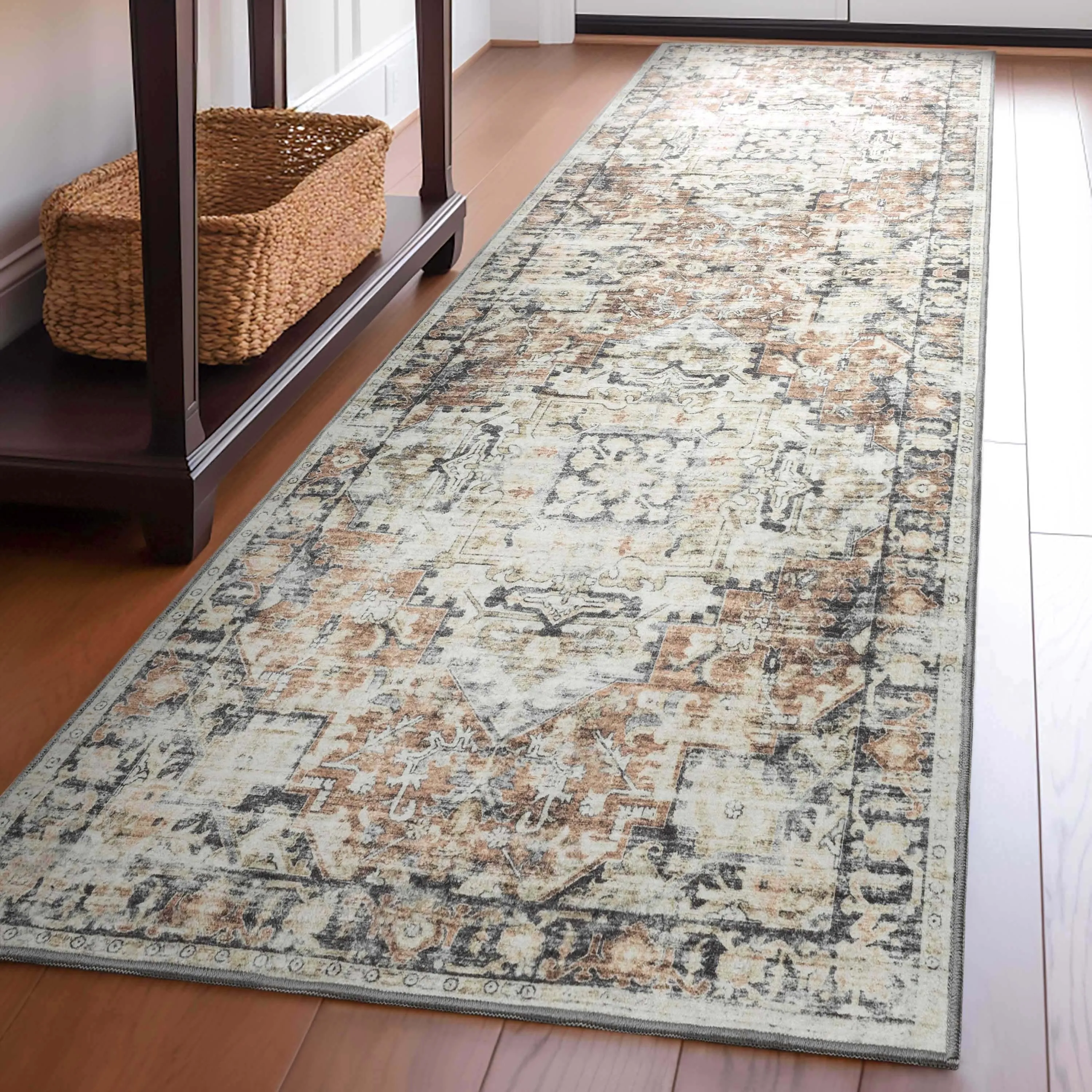 Well Woven Elle Basics Rendezvous Vintage Medallion Washable Rug