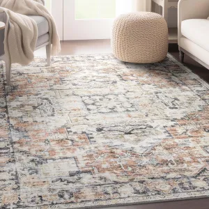 Well Woven Elle Basics Rendezvous Vintage Medallion Washable Rug