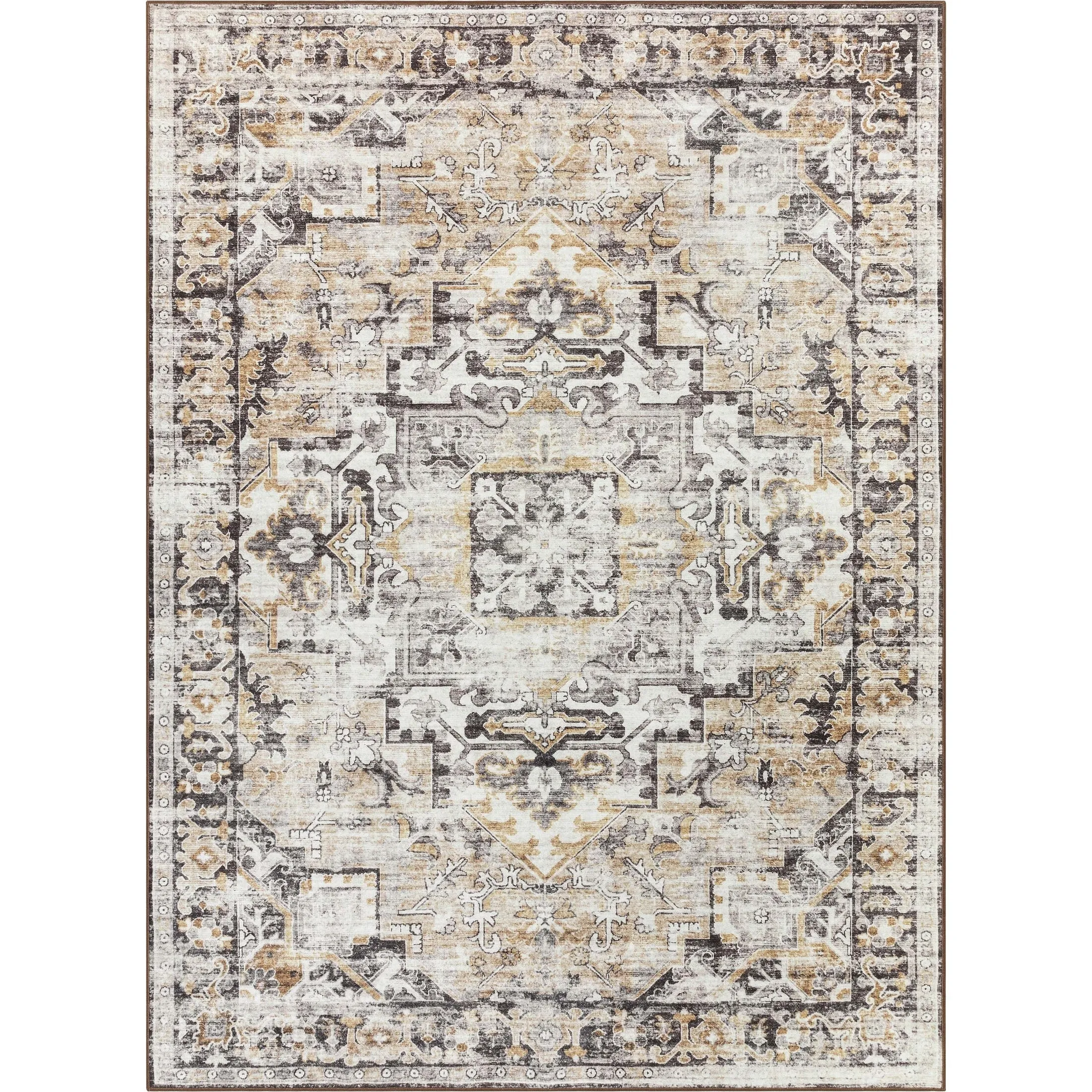 Well Woven Elle Basics Rendezvous Vintage Medallion Washable Rug