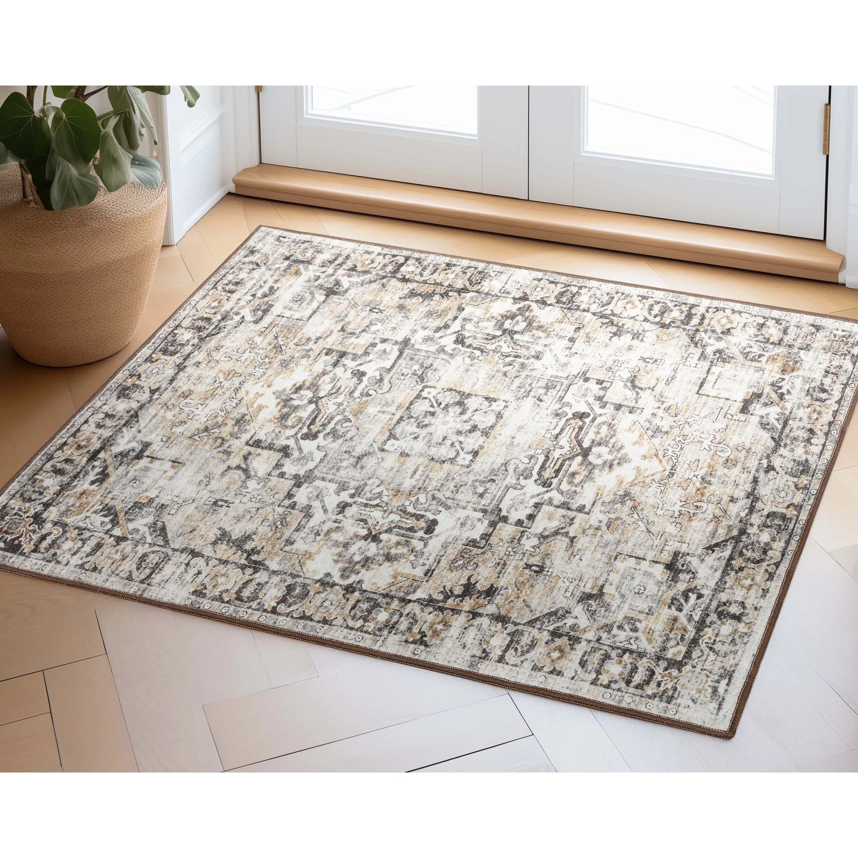 Well Woven Elle Basics Rendezvous Vintage Medallion Washable Rug