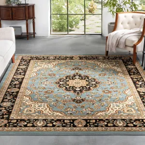 Well Woven Gwalia Traditional Persian Medallion Area Rug - 9'3 x 12'6 - 9'3 x 12'6