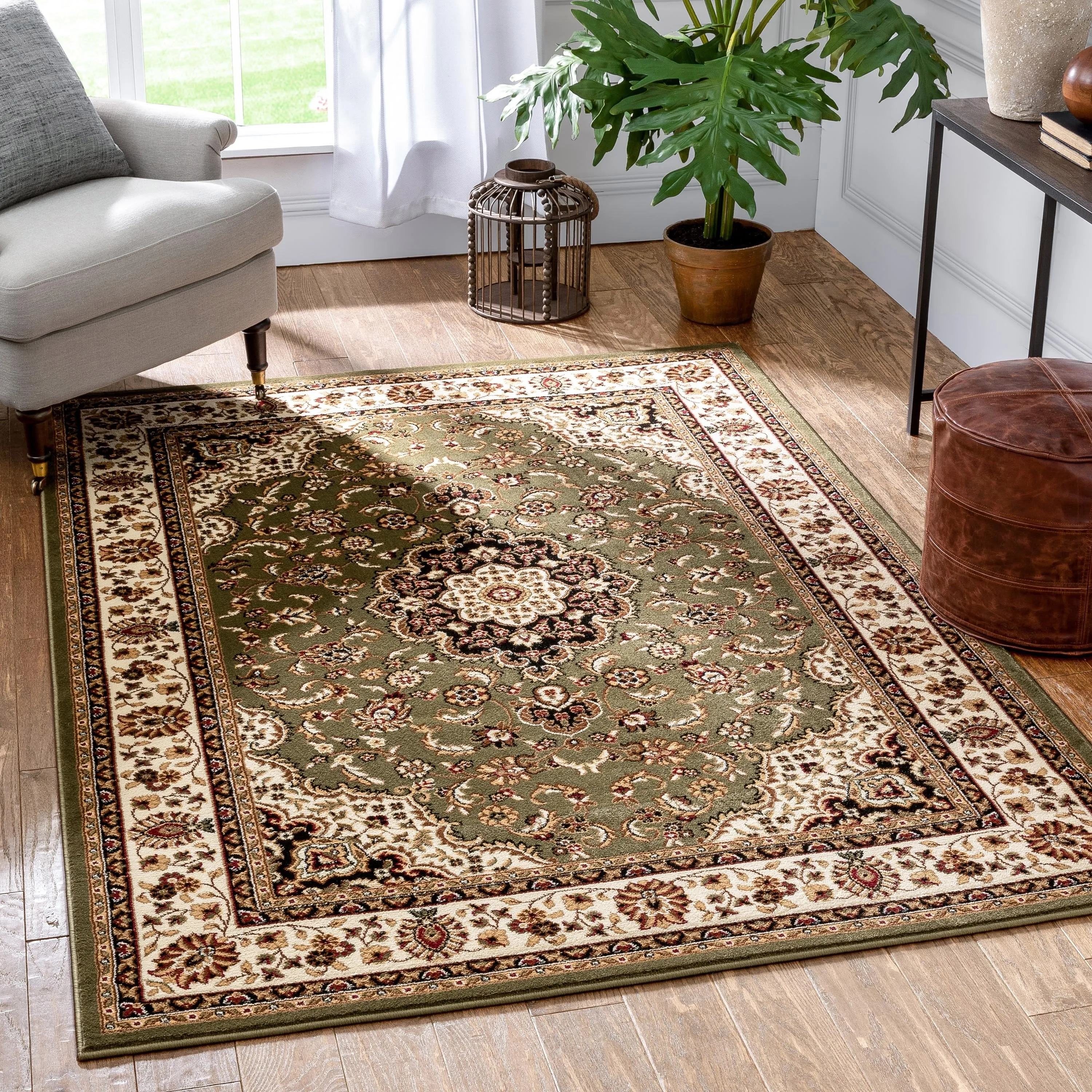 Well Woven Gwalia Traditional Persian Medallion Area Rug - 9'3 x 12'6 - 9'3 x 12'6