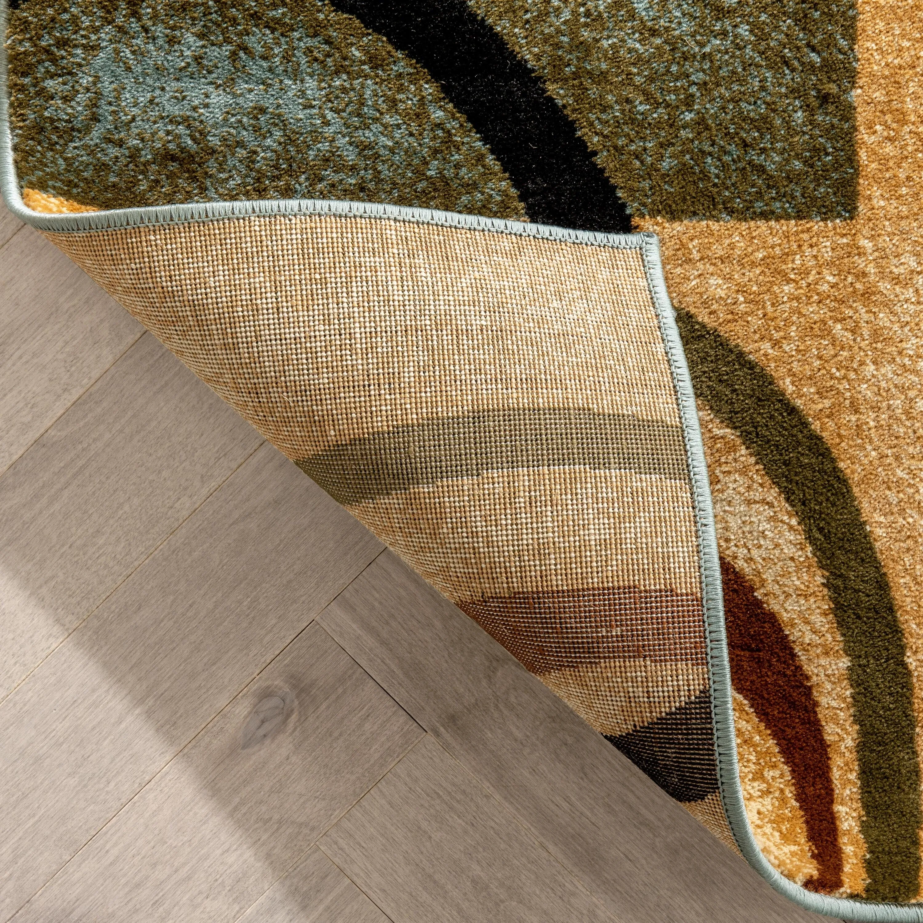 Well Woven Modern Geometric Abstract Shapes Red Oversized Runner Rug - 2'7 x 10'