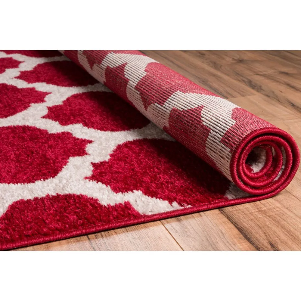 Well Woven Modern Trellis Lines Runner Rug - 2' x 7'3