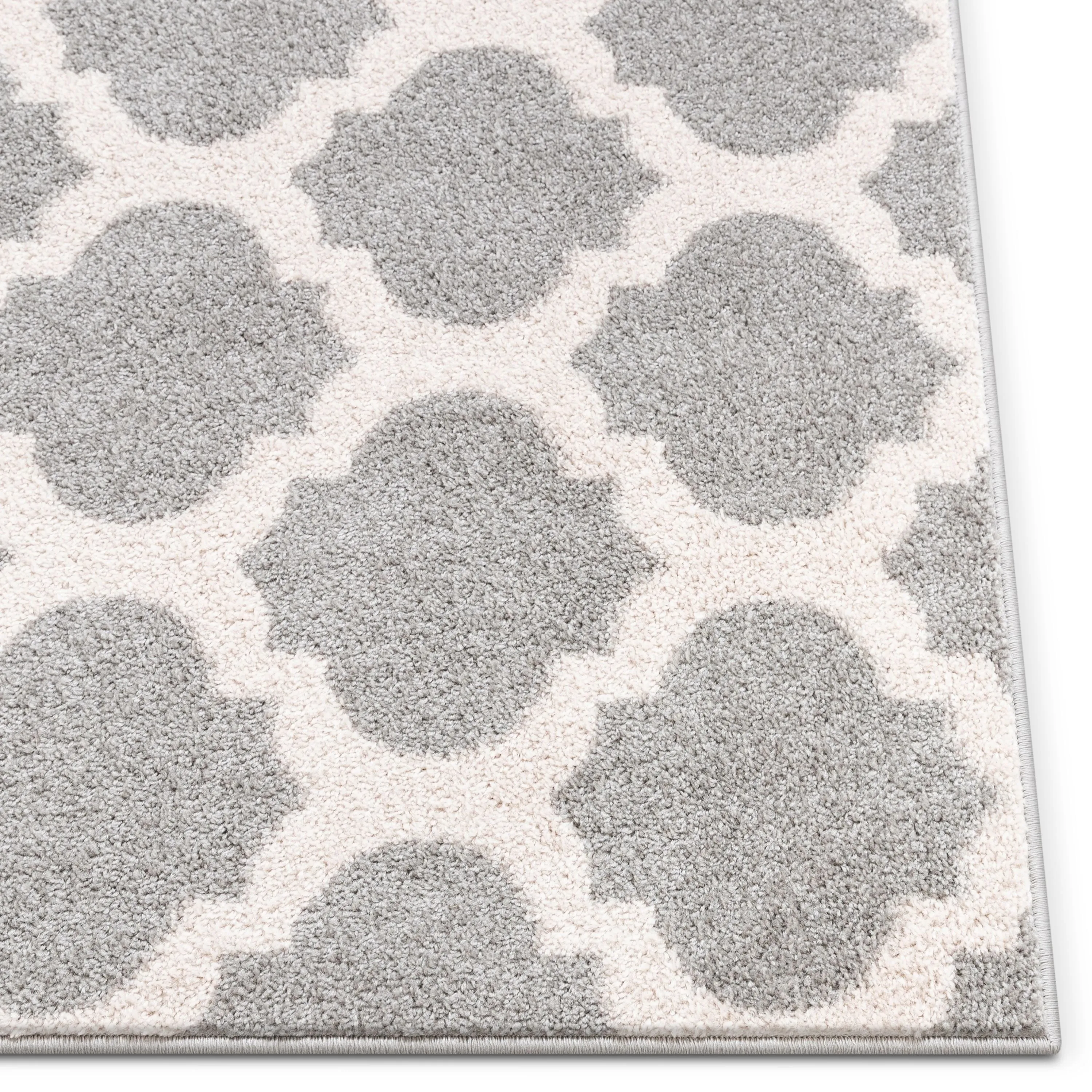 Well Woven Modern Trellis Lines Runner Rug - 2' x 7'3