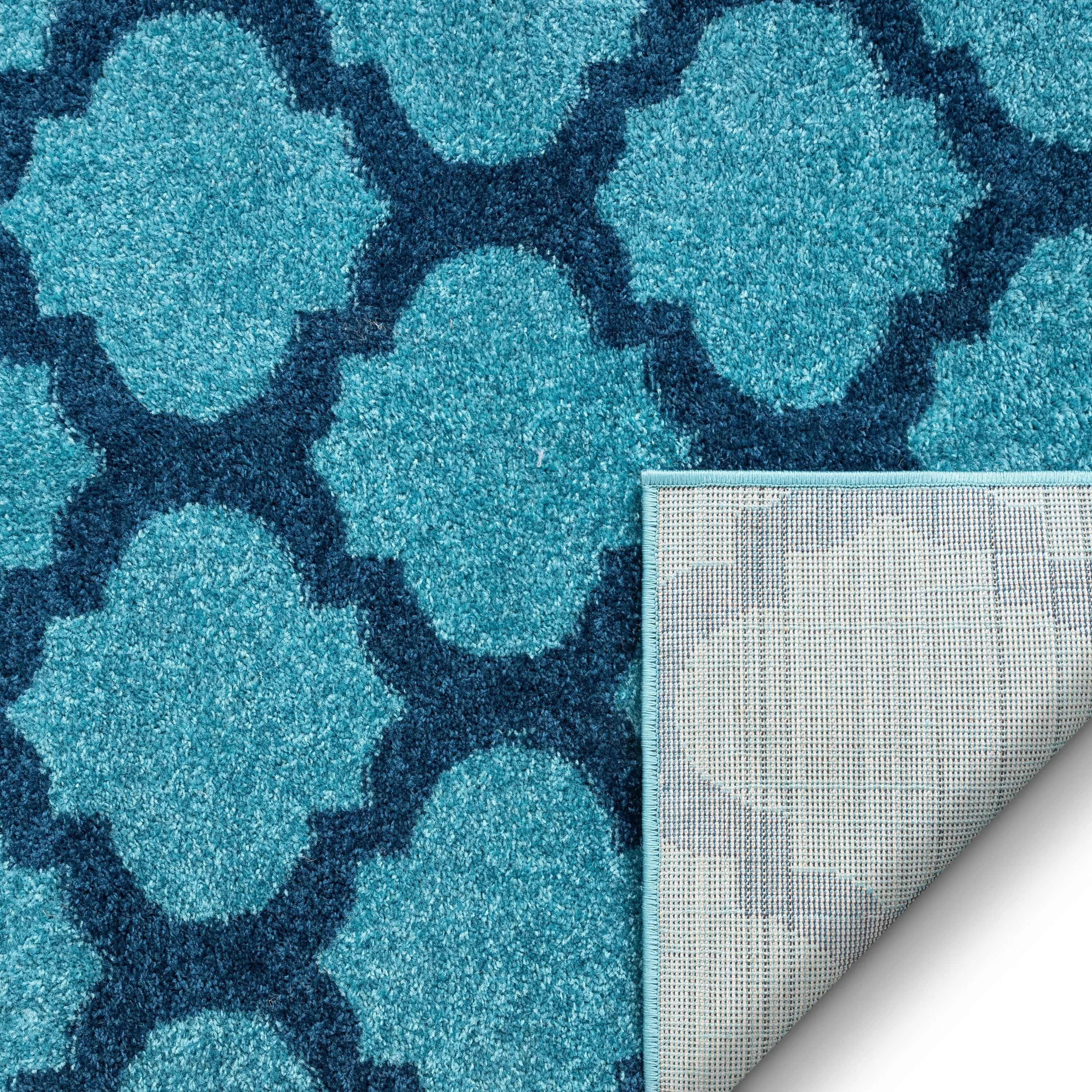 Well Woven Modern Trellis Lines Runner Rug - 2' x 7'3