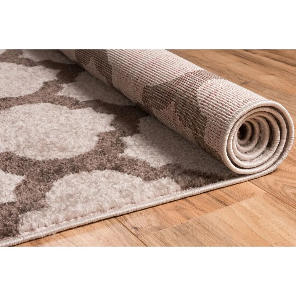 Well Woven Modern Trellis Lines Runner Rug - 2' x 7'3