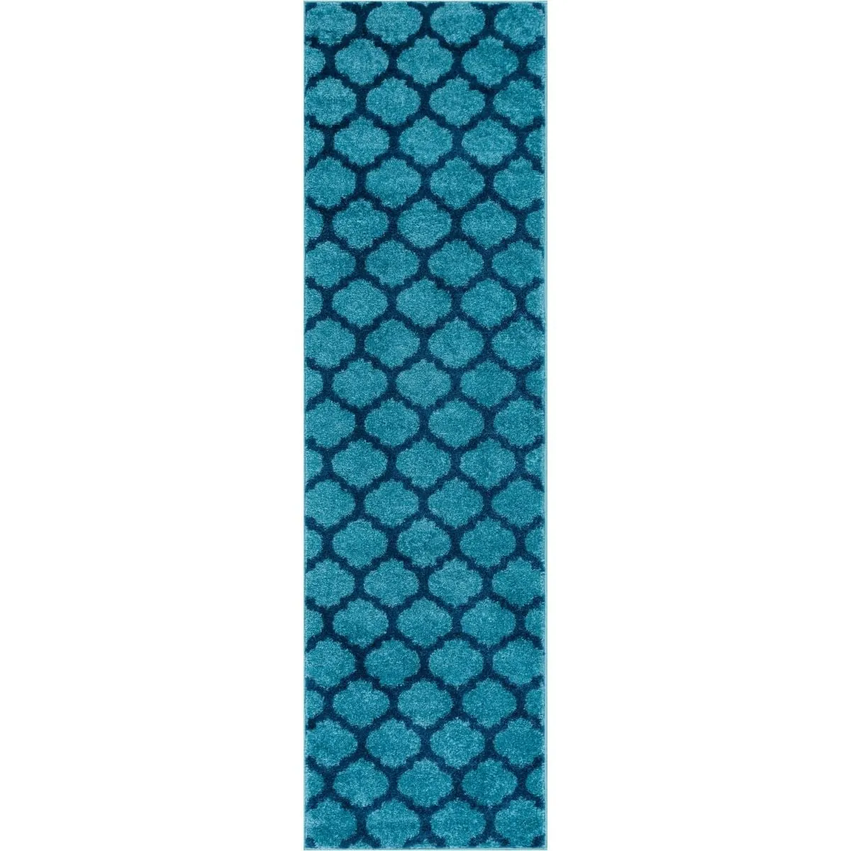 Well Woven Modern Trellis Lines Runner Rug - 2' x 7'3