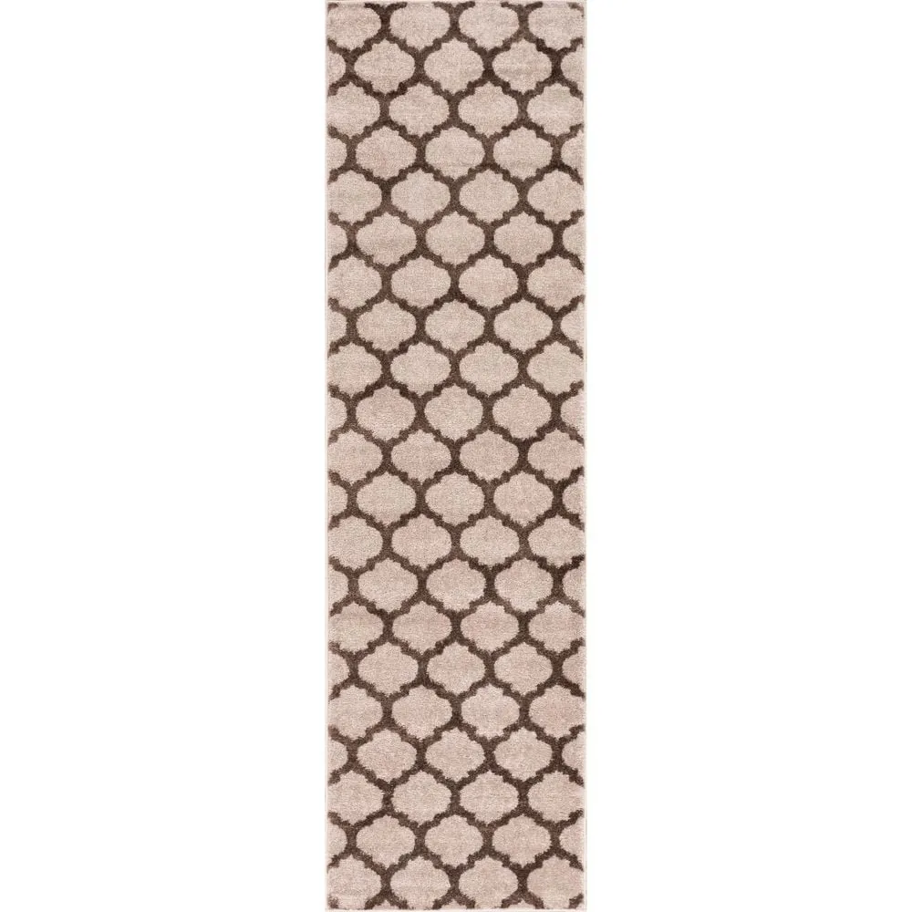 Well Woven Modern Trellis Lines Runner Rug - 2' x 7'3