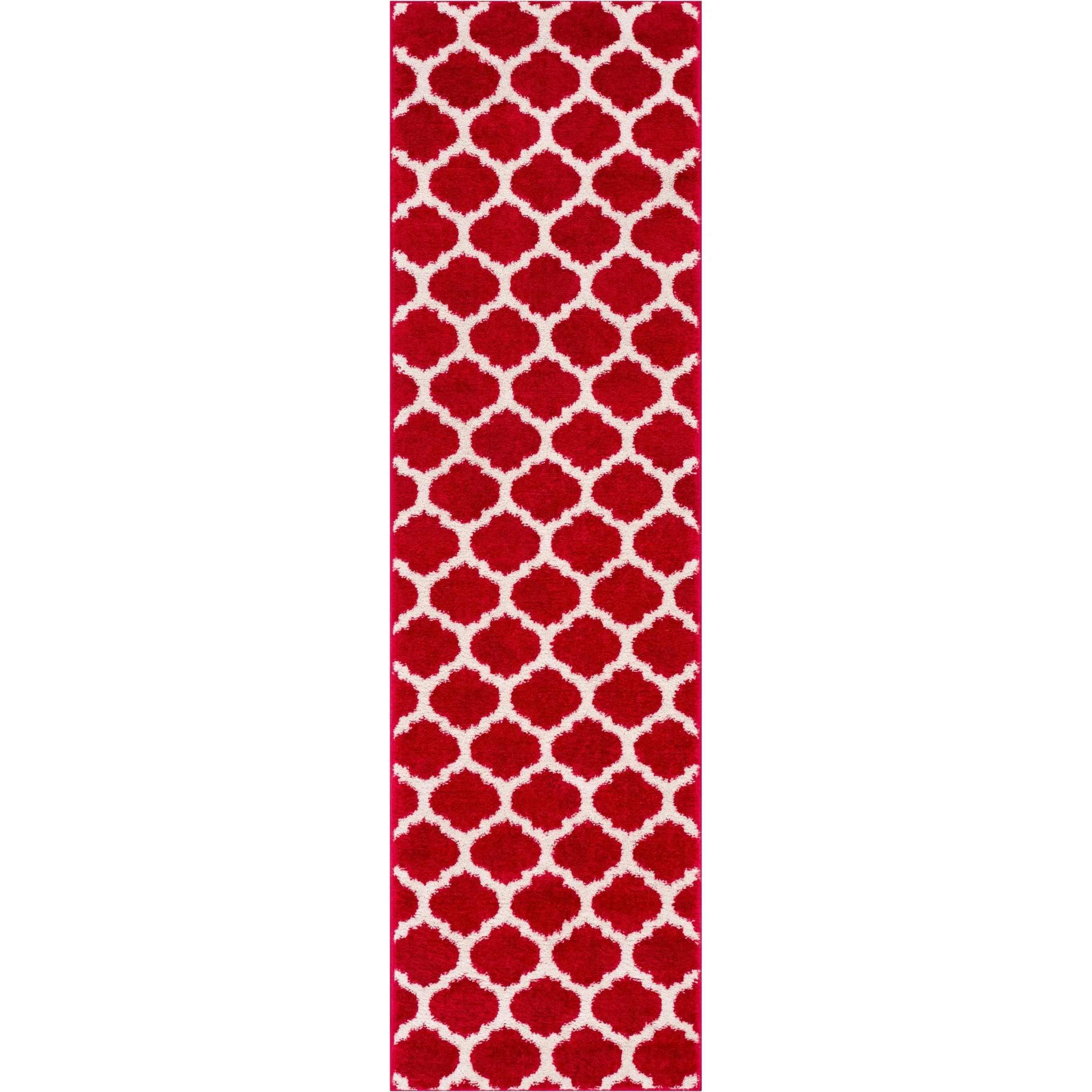 Well Woven Modern Trellis Lines Runner Rug - 2' x 7'3