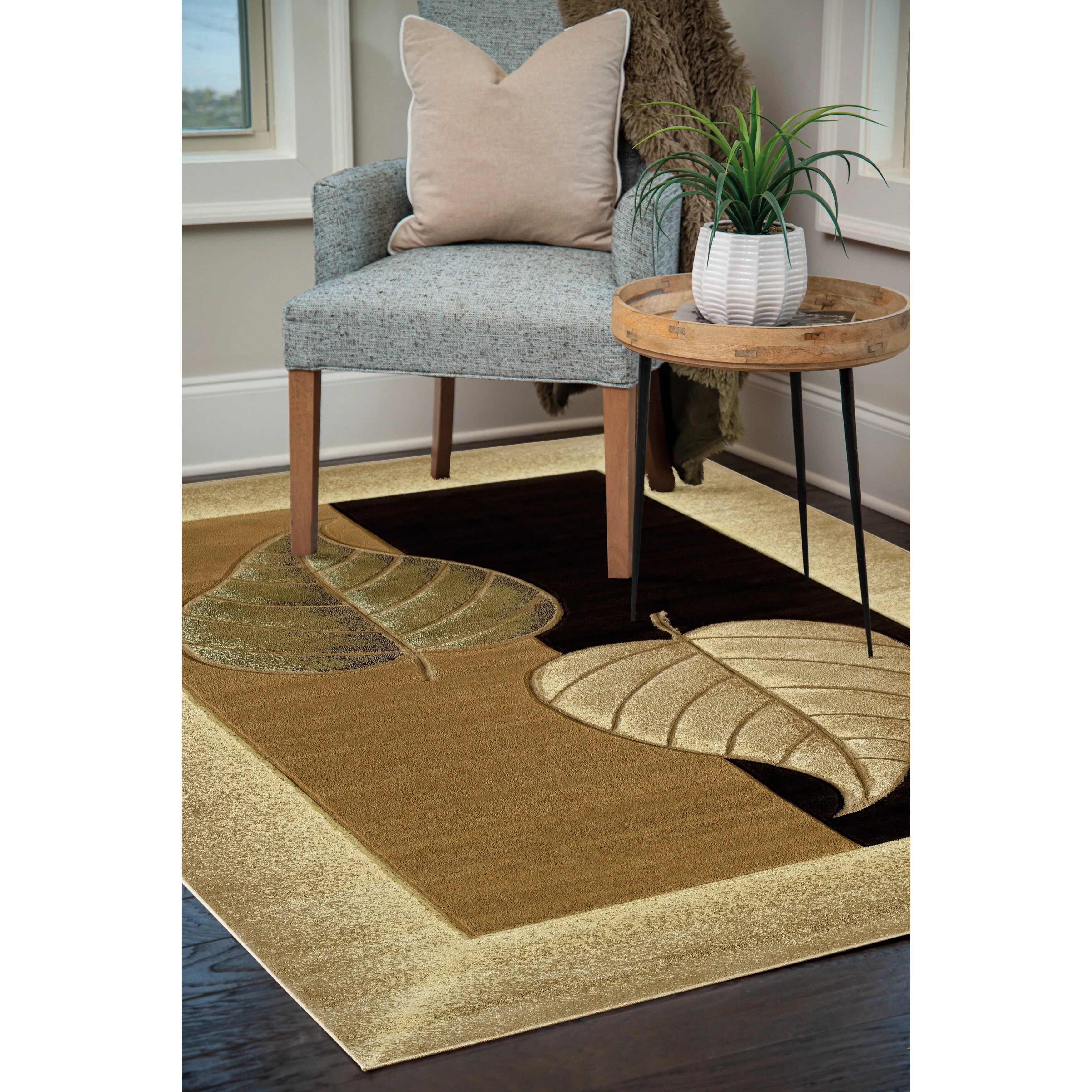 Westfield Home Sculptures Ines Hand Carved Area Rug