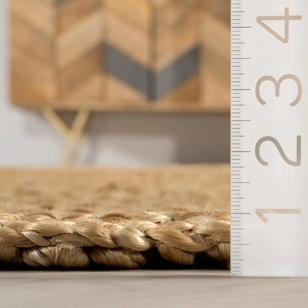 Willow Bordered Jute Area Rug