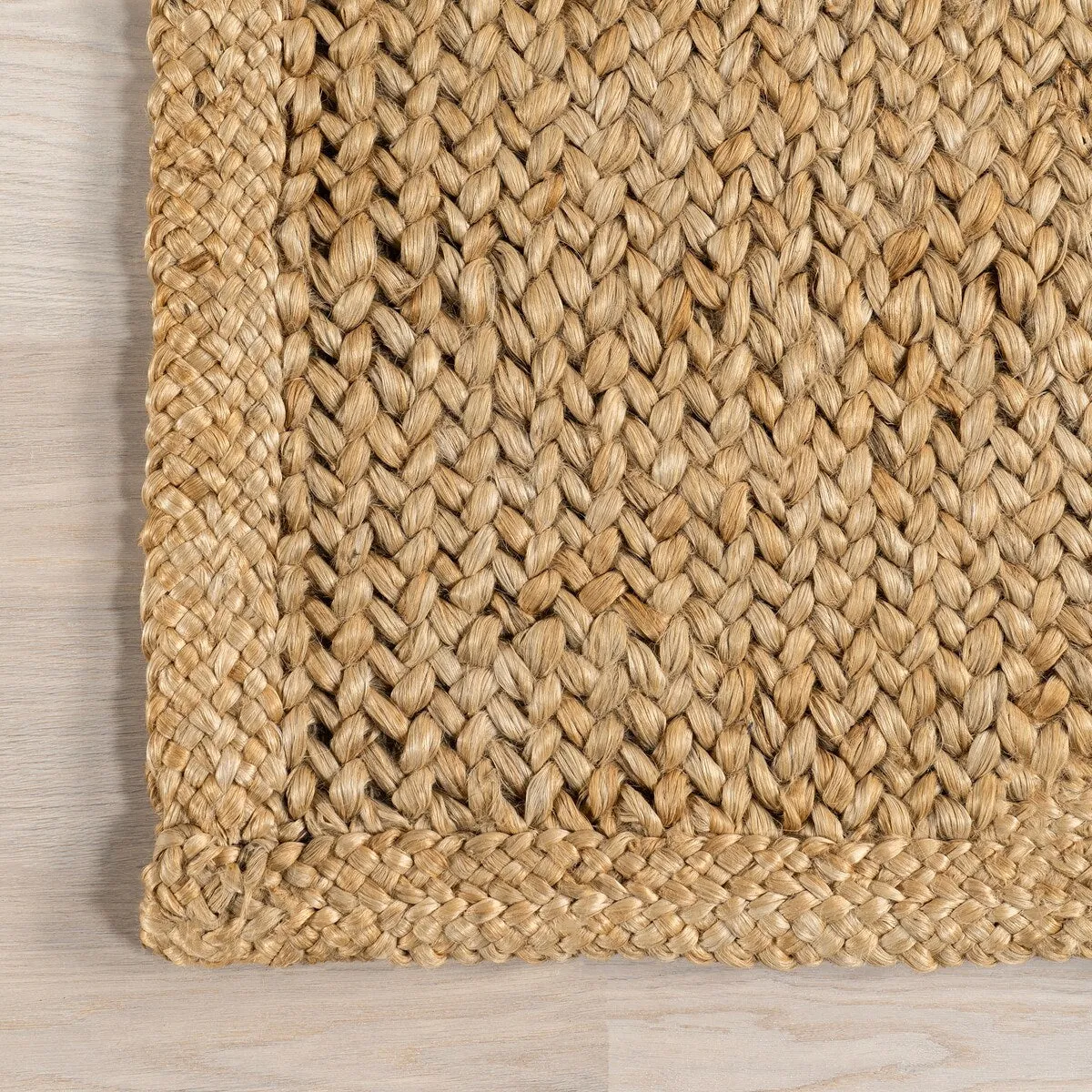 Willow Bordered Jute Area Rug
