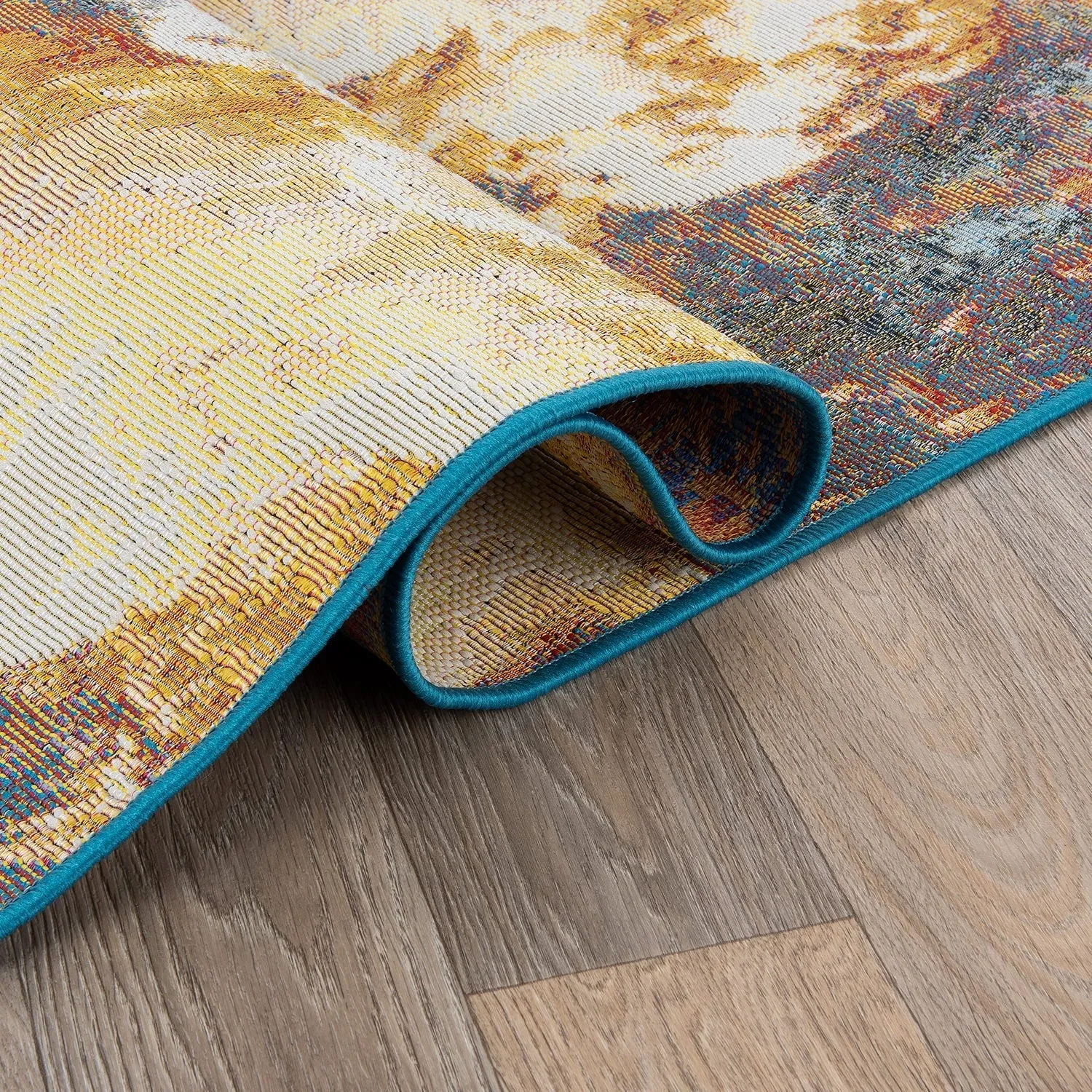 World Rug Gallery Contemporary Abstract Clouds Indoor/Outdoor Area Rug