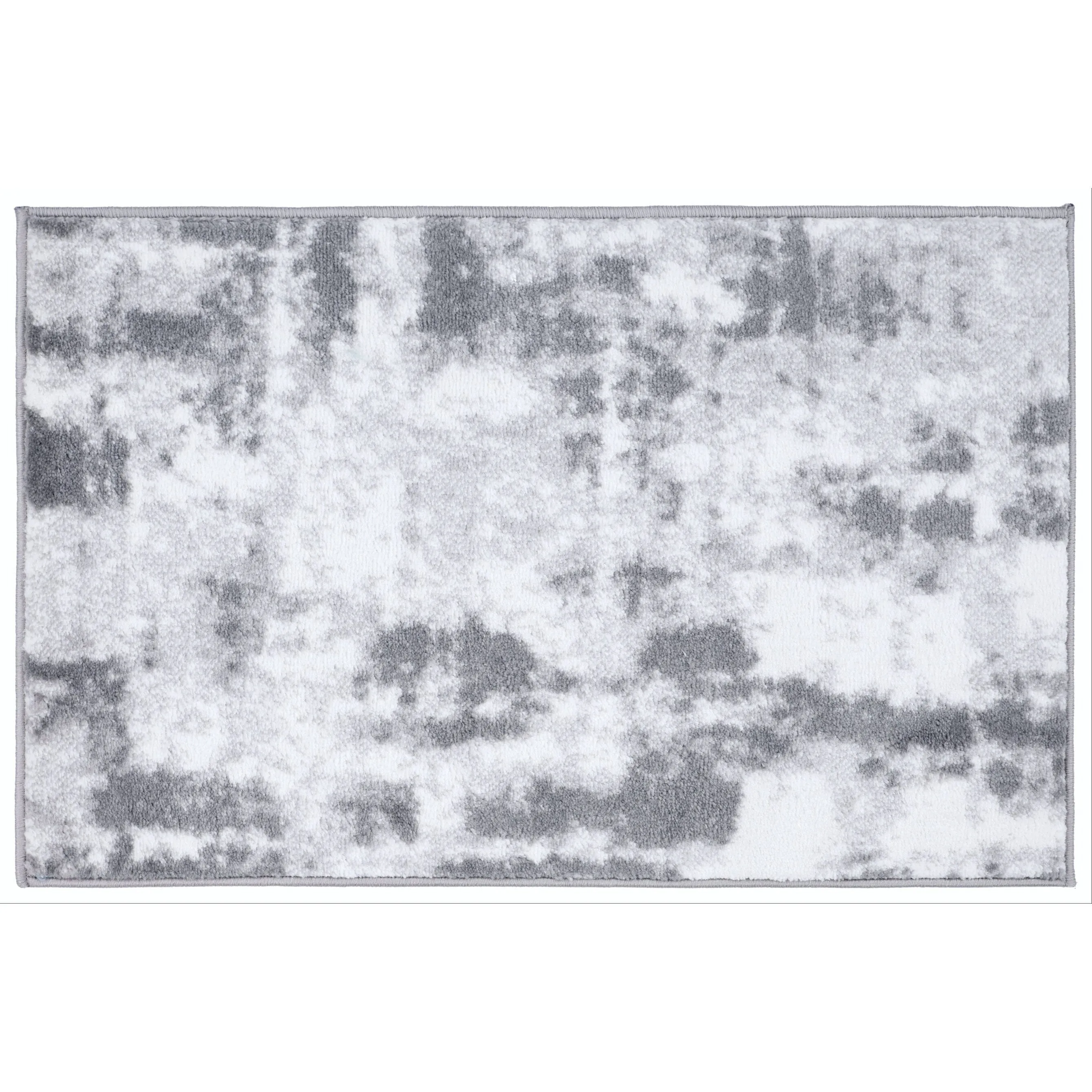 World Rug Gallery Contemporary Abstract Distressed Area Rug