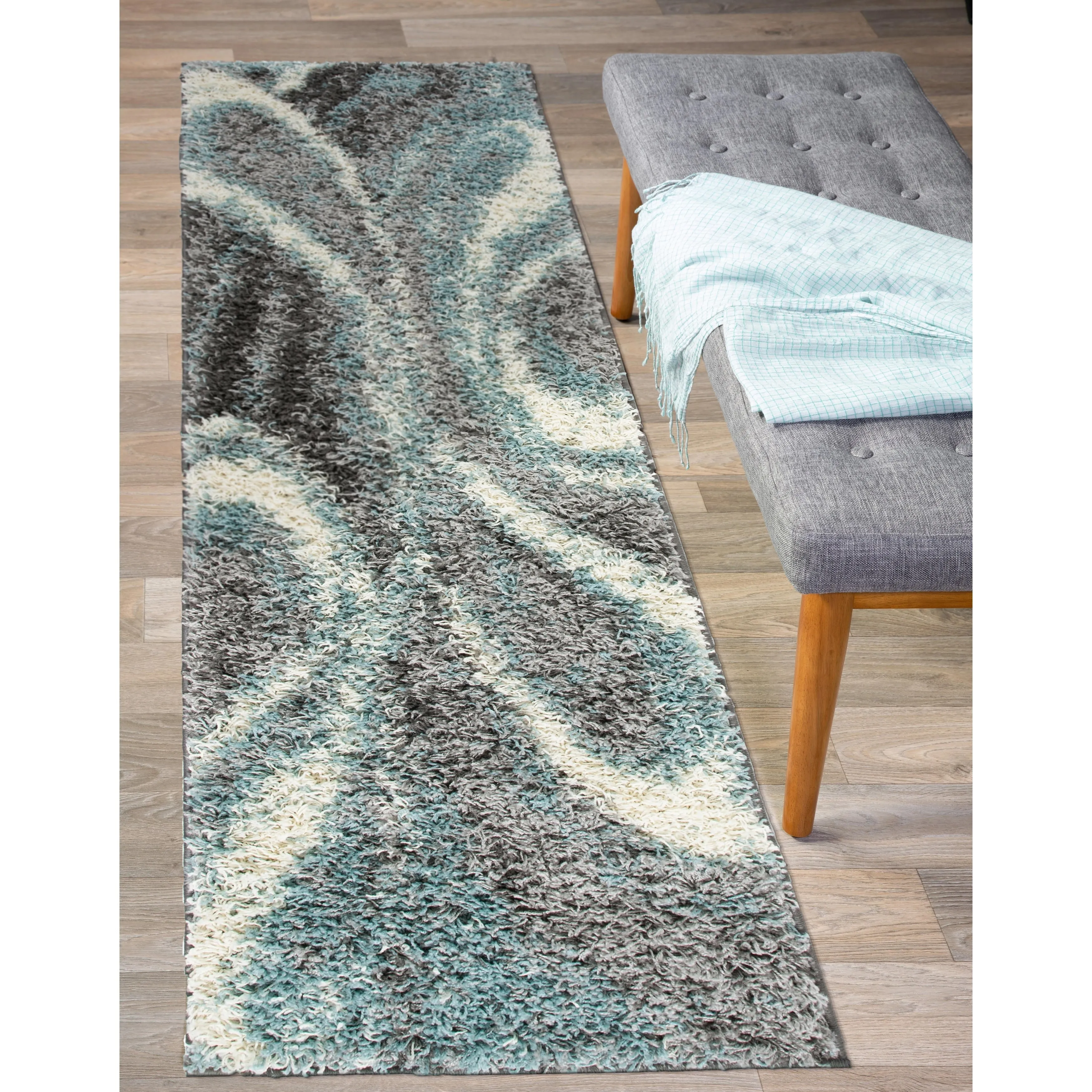 World Rug Gallery Contemporary Cozy Plush Shag Area Rug