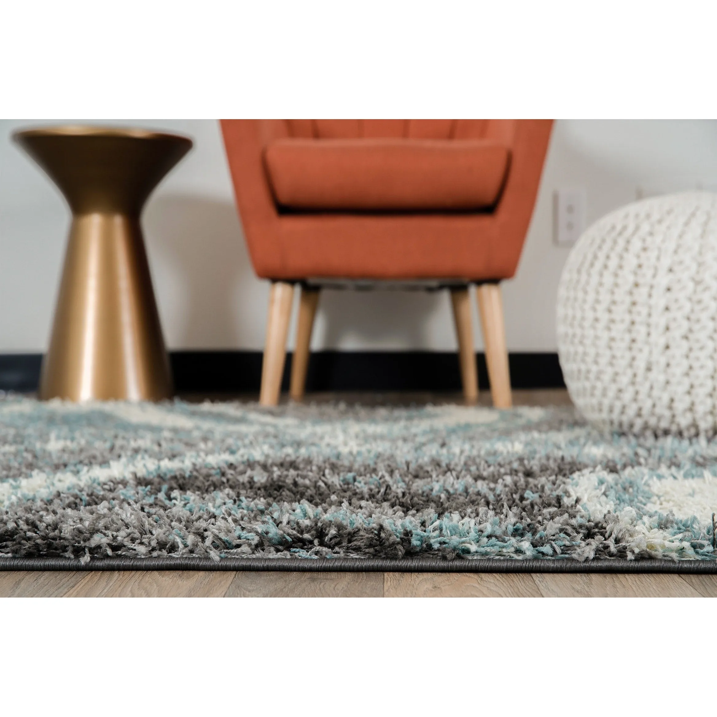 World Rug Gallery Contemporary Cozy Plush Shag Area Rug