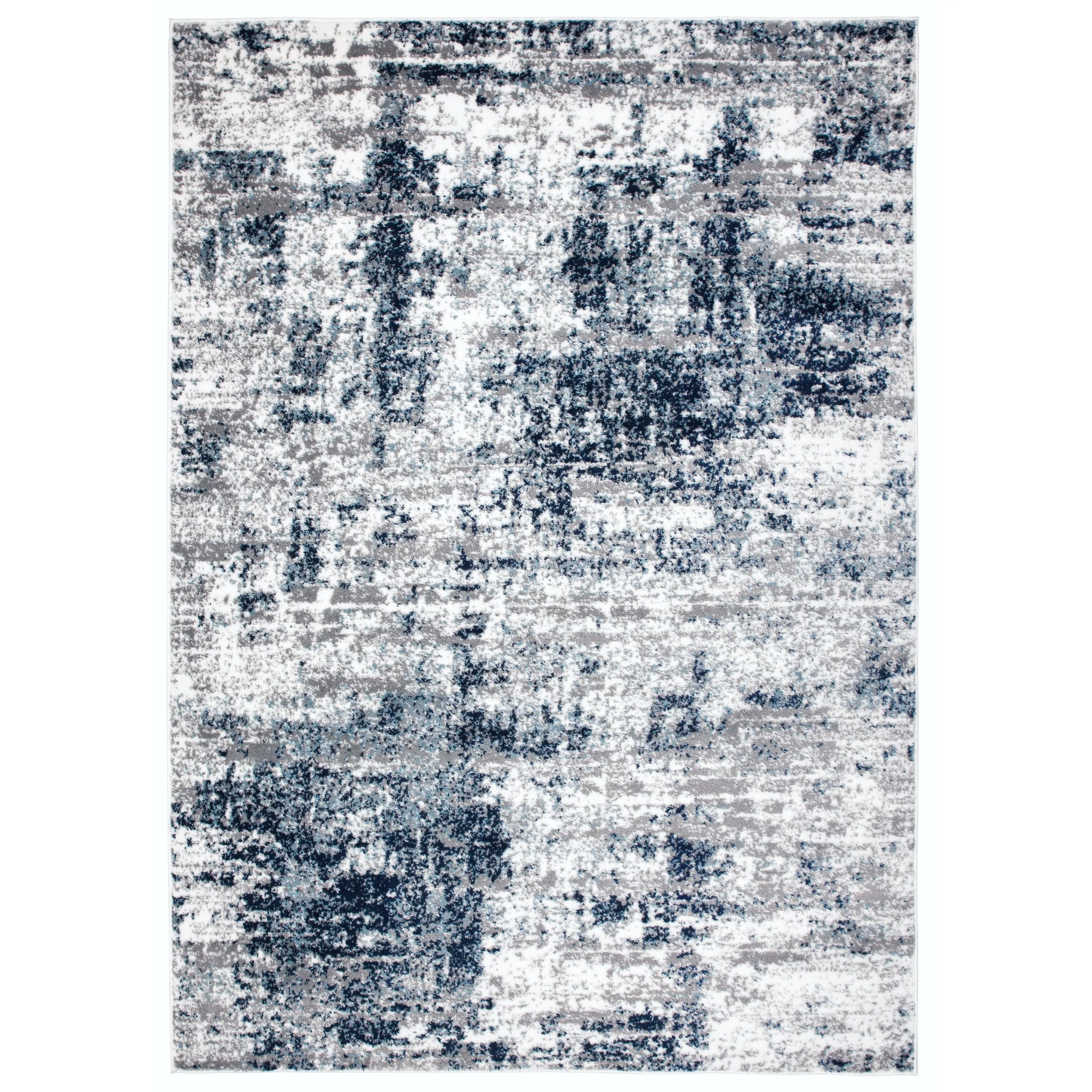 World Rug Gallery Distressed Abstract Area Rug