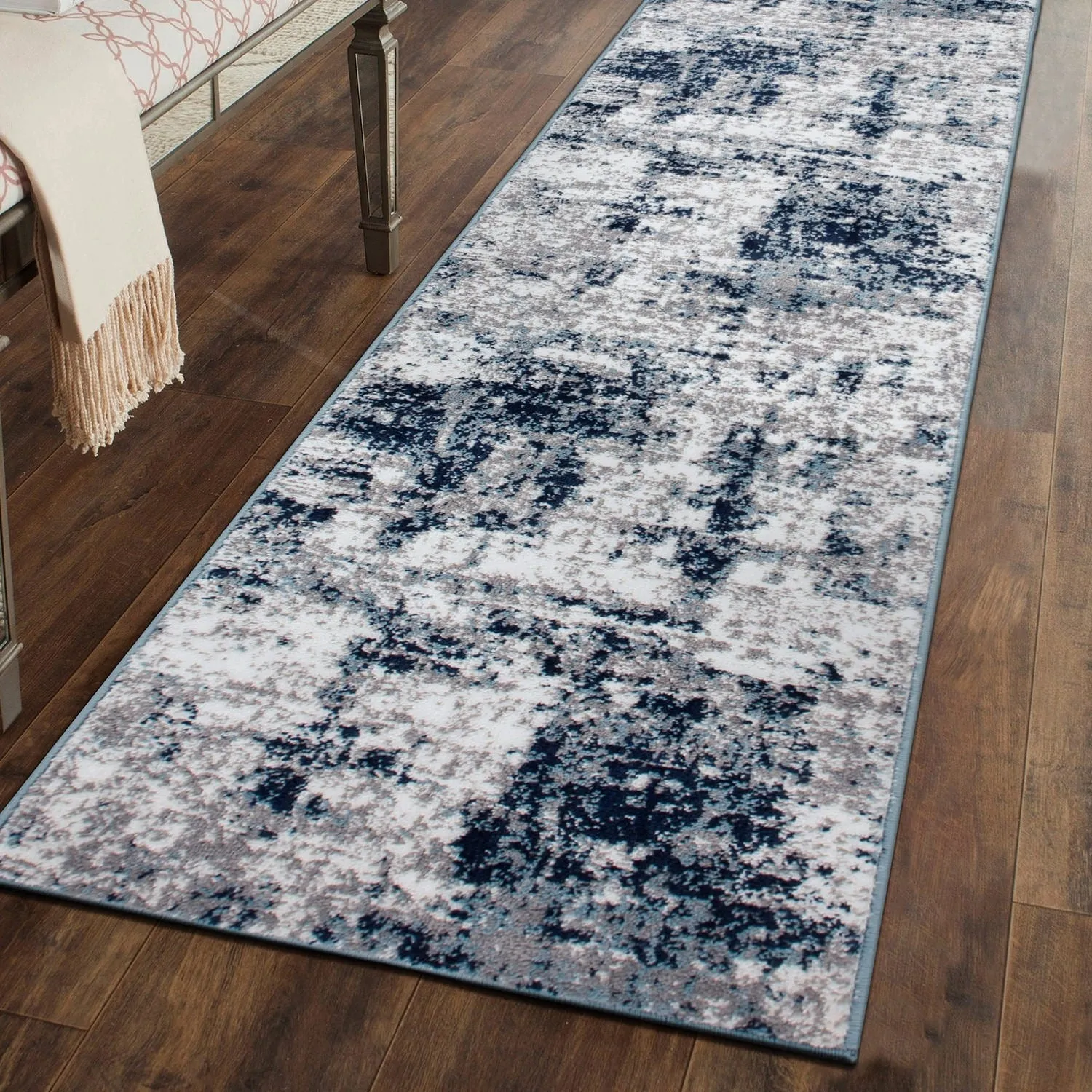 World Rug Gallery Distressed Abstract Area Rug