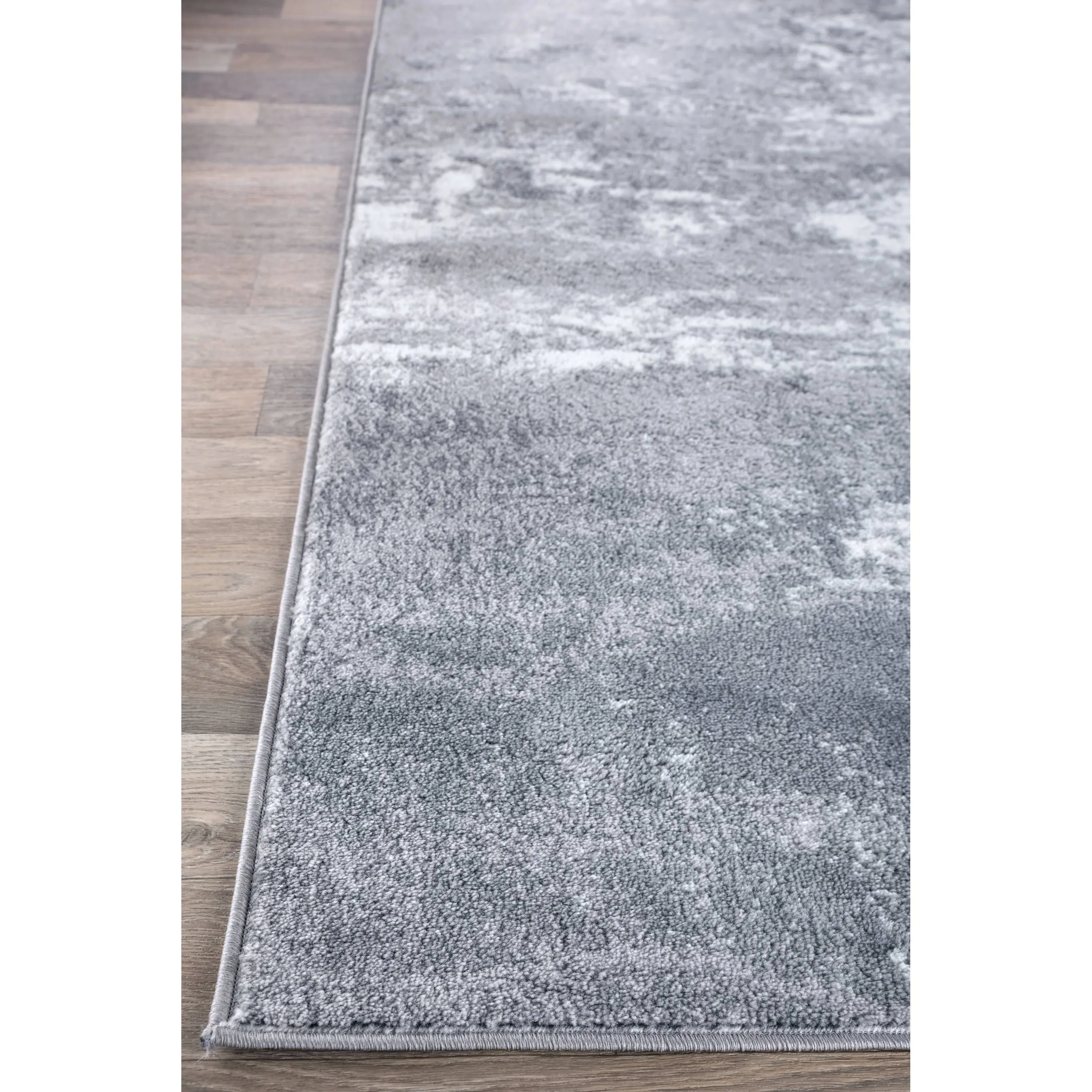 World Rug Gallery Distressed Abstract Watercolor Area Rug