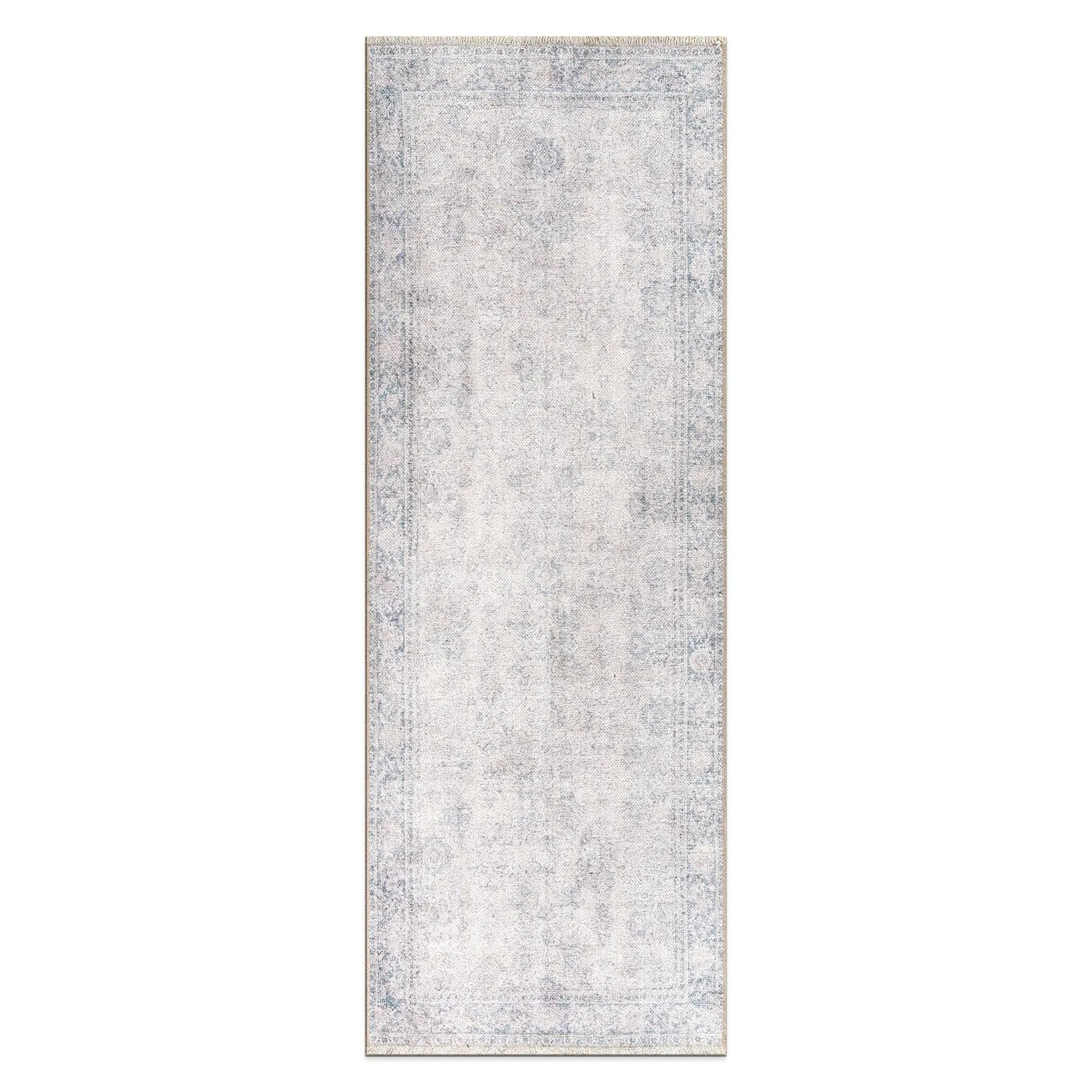 World Rug Gallery Transitional Distressed Vintage Machine Washable Area Rug