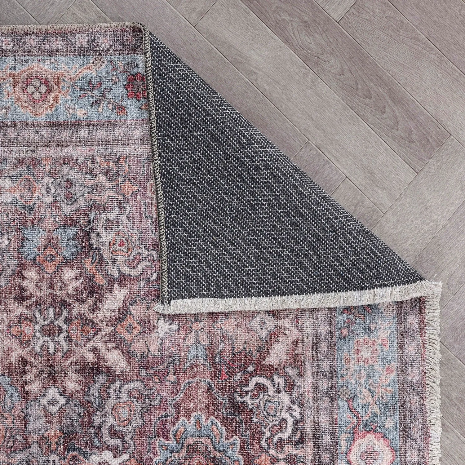 World Rug Gallery Transitional Distressed Vintage Machine Washable Area Rug